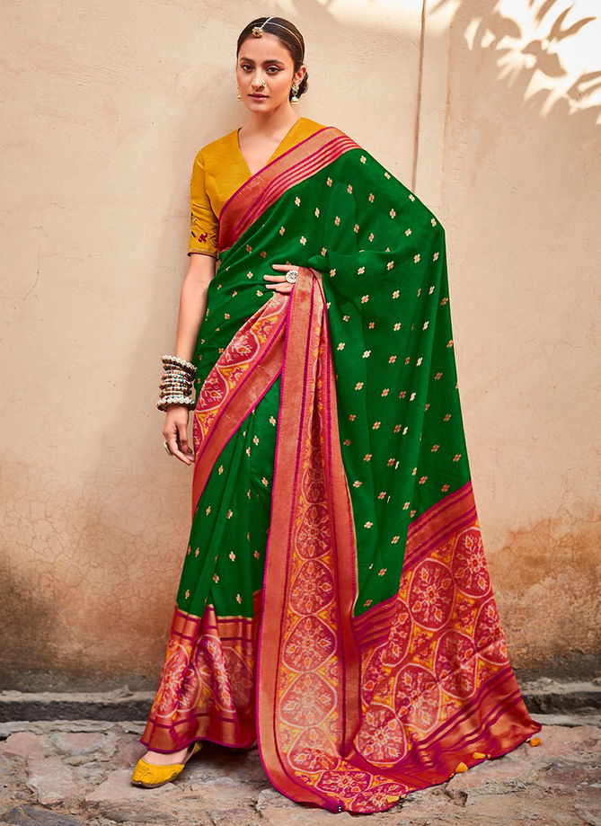 KIMORA MEERA 5 Festive Wear Soft Brasso Silk Latest Saree Collection